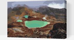  Festés számok szerint - Tongariro Nemzeti Park Méret: 40x60cm, Keretezés: Kartonlemezen