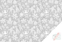  PontPöttyöző - Mézeskalács Méret: 40x60cm, Keretezés: Kartonlemezen, Szín: Zöld