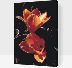Festés számok szerint - Tulipán Méret: 40x60cm, Keretezés: Kartonlemezen - tefestetted - 11 400 Ft