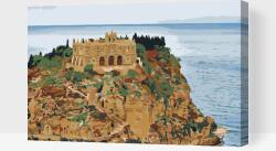 Festés számok szerint - Tropea, Calibria, Olaszország Méret: 40x60cm, Keretezés: Kartonlemezen
