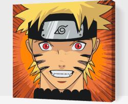  Festés számok szerint - Kakashi és Kurama Méret: 50x50cm, Keretezés: Műanyagtáblával