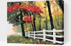  Festés számok szerint - Őszi reggel Méret: 30x40cm, Keretezés: Kartonlemezen