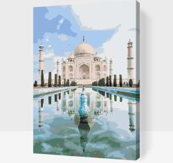 Festés számok szerint - Taj Mahal 3 Méret: 40x60cm, Keretezés: Műanyagtáblával
