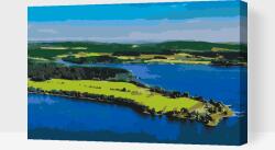  Festés számok szerint - Lipnoi tavak 2, Csehország Méret: 40x60cm, Keretezés: Műanyagtáblával