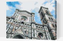  Festés számok szerint - Firenzei dóm 3 Méret: 40x50cm, Keretezés: Kartonlemezen