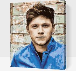  Festés számok szerint - Niall Horan 2 Méret: 30x40cm, Keretezés: Műanyagtáblával