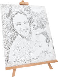  PontPöttyöző - Pöttyözd ki a saját fényképedet! Méret: 40x60cm, Keretezés: Kartonlemezen, Szín: Piros