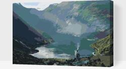Festés számok szerint - Geirangerfjord, Norvégia Méret: 40x60cm, Keretezés: Műanyagtáblával