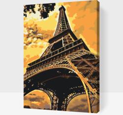  Festés számok szerint - Eiffel-torony 2 Méret: 40x60cm, Keretezés: Műanyagtáblával