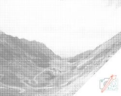  PontPöttyöző - Transzfogarasi út Romániában 3 Méret: 30x40cm, Keretezés: Kartonlemezen, Szín: Piros