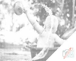  PontPöttyöző - Babafürdő Méret: 30x40cm, Keretezés: Műanyagtáblával, Szín: Fekete