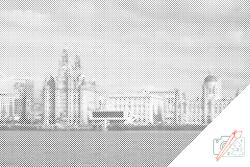  PontPöttyöző - Liverpool, Anglia Méret: 40x60cm, Keretezés: Műanyagtáblával, Szín: Piros