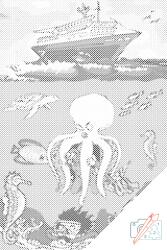  PontPöttyöző - Nálam tilos a búvárkodás Méret: 40x60cm, Keretezés: Műanyagtáblával, Szín: Zöld