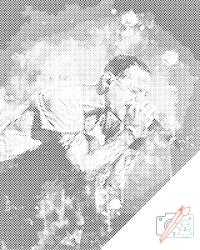  PontPöttyöző - Chester Méret: 40x50cm, Keretezés: Műanyagtáblával, Szín: Fekete