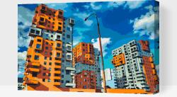  Festés számok szerint - Gdansk városa, Lengyelország Méret: 40x60cm, Keretezés: Műanyagtáblával