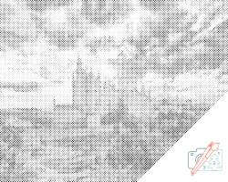  PontPöttyöző - Alcázari kastély, Segovia Méret: 40x50cm, Keretezés: Műanyagtáblával, Szín: Zöld