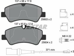 TEXTAR 2560303 Set placute frana, frana disc