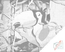  PontPöttyöző - Tukán Méret: 30x40cm, Keretezés: Műanyagtáblával, Szín: Fekete