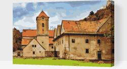  Festés számok szerint - Vöröskolostor, Szlovákia Méret: 40x60cm, Keretezés: Kartonlemezen