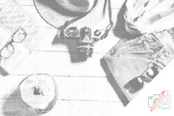  PontPöttyöző - Nyári szabadság Méret: 40x60cm, Keretezés: Kartonlemezen, Szín: Zöld