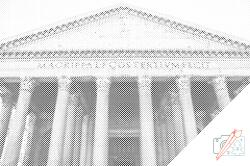  PontPöttyöző - Róma Méret: 40x60cm, Keretezés: Kartonlemezen, Szín: Kék