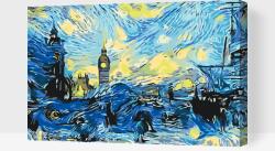  Festés számok szerint - London Méret: 40x60cm, Keretezés: Kartonlemezen
