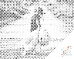  PontPöttyöző - Plüss cimbora Méret: 40x50cm, Keretezés: Műanyagtáblával, Szín: Zöld