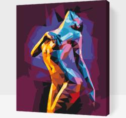  Festés számok szerint - Magányos nő Méret: 40x50cm, Keretezés: Kartonlemezen