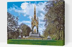 Festés számok szerint - Hyde Park, London Méret: 40x50cm, Keretezés: Fatáblával
