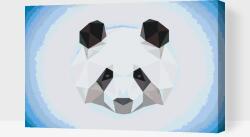  Festés számok szerint - Grafikai panda Méret: 40x60cm, Keretezés: Műanyagtáblával