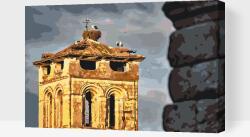  Festés számok szerint - Elhagyatott torony Méret: 40x60cm, Keretezés: Kartonlemezen