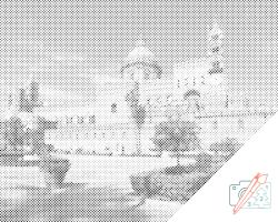  PontPöttyöző - Palermo, Olaszország 2 Méret: 30x40cm, Keretezés: Kartonlemezen, Szín: Zöld