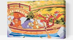 Festés számok szerint - Micimackó Méret: 40x60cm, Keretezés: Műanyagtáblával