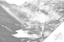  PontPöttyöző - Geirangerfjord, Norvégia Méret: 40x60cm, Keretezés: Műanyagtáblával, Szín: Fekete