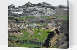  Festés számok szerint - Ordesa Kanyon, Spanyolország Méret: 40x50cm, Keretezés: Műanyagtáblával