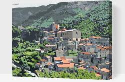 Festés számok szerint - Tropea, Calibria, Olaszország 2 Méret: 40x50cm, Keretezés: Műanyagtáblával