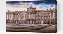 Festés számok szerint - Királyi palota, Madrid Méret: 40x60cm, Keretezés: Műanyagtáblával