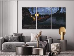 Festés számok szerint - Esti séta (3 db-os készlet) Méret: 40x60cm (3db), Keretezés: Kartonlemezen