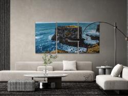 Festés számok szerint - Szirt (3 db-os készlet) Méret: 40x60cm (3db), Keretezés: Kartonlemezen