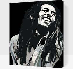 Festés számok szerint - Bob Marley Méret: 40x50cm, Keretezés: Műanyagtáblával