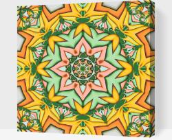 Festés számok szerint - Mandala 2 Méret: 50x50cm, Keretezés: Műanyagtáblával