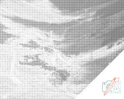  PontPöttyöző - Transzfogarasi út Romániában 2 Méret: 40x50cm, Keretezés: Kartonlemezen, Szín: Piros