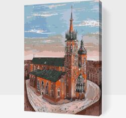 Festés számok szerint - Krakkói katedrális Méret: 40x60cm, Keretezés: Műanyagtáblával
