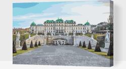  Festés számok szerint - Belvedere kastély, Bécs Méret: 40x60cm, Keretezés: Műanyagtáblával