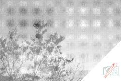  PontPöttyöző - Színes ég Méret: 40x60cm, Keretezés: Kartonlemezen, Szín: Kék