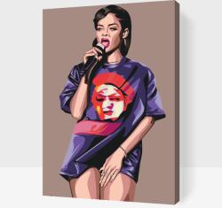 Festés számok szerint - Rihanna 2 Méret: 40x60cm, Keretezés: Műanyagtáblával