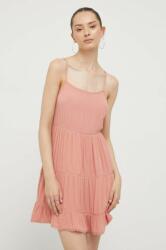 Superdry ruha rózsaszín, mini, harang alakú - rózsaszín M - answear - 19 990 Ft
