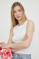 Abercrombie & Fitch top női, fehér - fehér XL - answear - 5 890 Ft