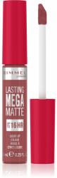 Rimmel Lasting Mega Matte леко течно матиращо червило 16 часа цвят Rose & Shine 7, 4ml