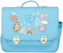 Jeune Premier Servieta școlară It Bag Midi Vichy Love Pink Jeune Premier design ergonomic de lux 30*38 cm (JPITD23199)